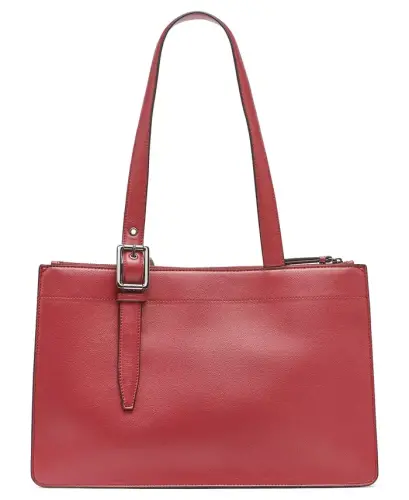 Havana Orta Boy Tote Çanta - Kızılcık - 2