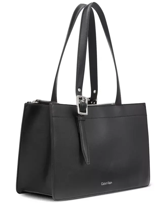 Havana Medium Tote Bag - Black/silver - 3