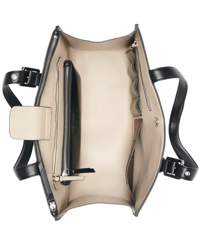 Havana Medium Tote Bag - Black/silver - 4