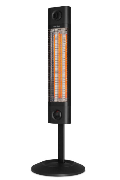 NOIR Infrared Isıtıcı 1700 W - Havayı Kurutmayan BioCarbon Filament (Uzaktan Kumandalı) - Siyah - 5