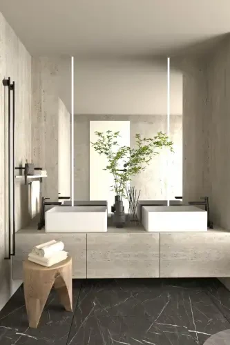 Havluluk Banyo Rafı Sabunluk Şal Askılığı Havlu Askısı Banyo Mutfak Düzenleyici Çok Amaçlı Raf-Beyaz - 4