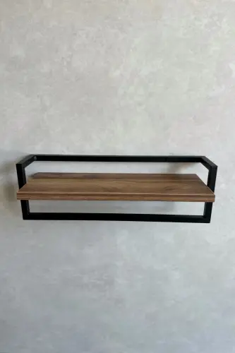 Havluluk Banyo Rafı Sabunluk Şal Askılığı Havlu Askısı Banyo Mutfak Düzenleyici Modern Şık Raf - Siyah - Kemençe - 14