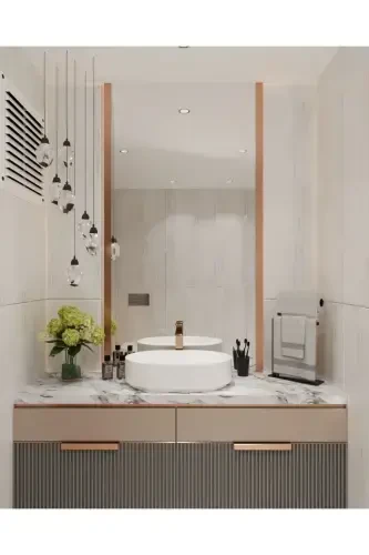 Havluluk Tezgah Üzeri Kağıt El Havluluğu Ev Banyo Düzenleyici Paslanmaz Metal Montaj Gerektirmez-Siyah - 6