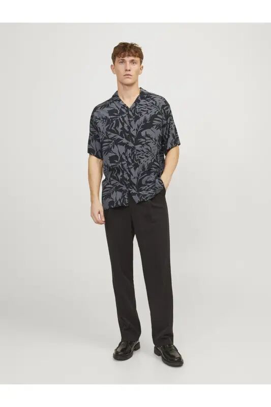 Hawaii-kend Locker Geschnitten Hawaii-kend - Asphalt - 4