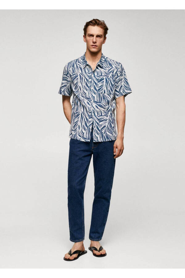 Hawaiian print cotton shirt - 2