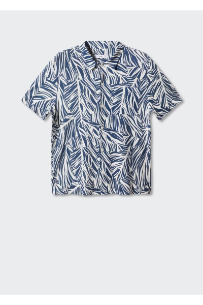 Hawaiian print cotton shirt - 3