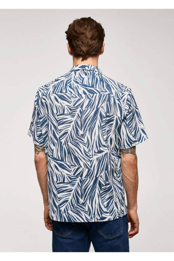 Hawaiian print cotton shirt - 4