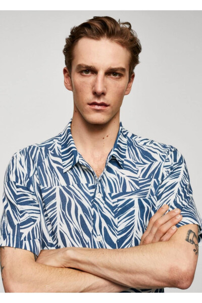 Hawaiian print cotton shirt - 7