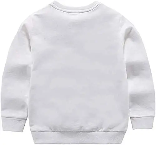 HAXICO Unisex bolalar uchun bir rangli paxtali yupqa pulover sviter futbolka Toddler Baby Crewneck uzun yengli futbolkalar bluzkalar tepalari - MODAZONE (1)