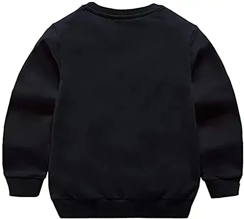 HAXICO Unisex bolalar uchun qattiq paxtadan yupqa pullover sviter futbolka Toddler Baby Crewneck uzun yengli futbolkalar bluzkalar - 2