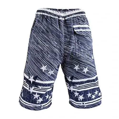 PREFER TO LIFE Men's Board Shorts, Quick Dry Swimwear Beach Holiday Party Bermuda Swim Big Pants … - PREFER (1)