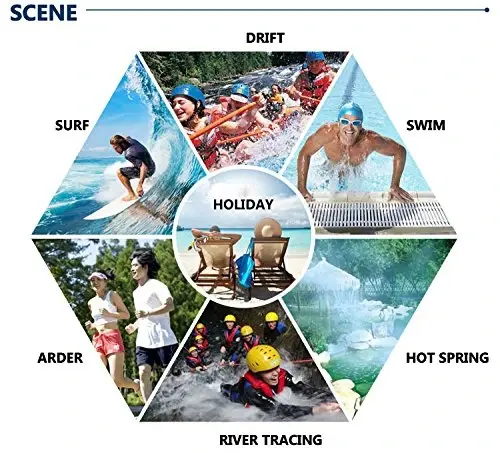 PREFER TO LIFE Men's Board Shorts, Quick Dry Swimwear Beach Holiday Party Bermuda Swim Big Pants … - 6