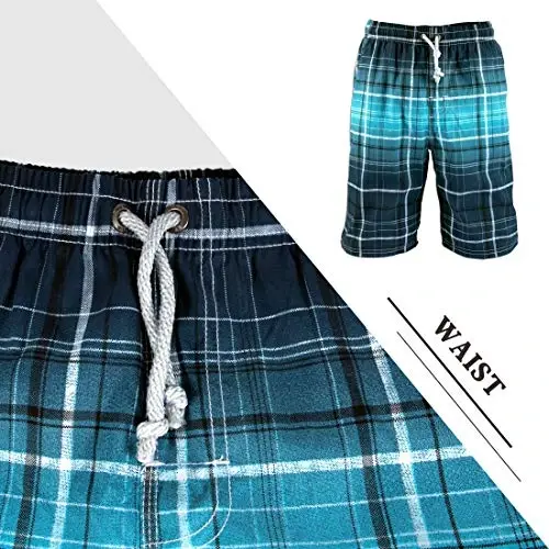 PREFER TO LIFE Men's Board Shorts, Quick Dry Swimwear Beach Holiday Party Bermuda Swim Big Pants … - 5