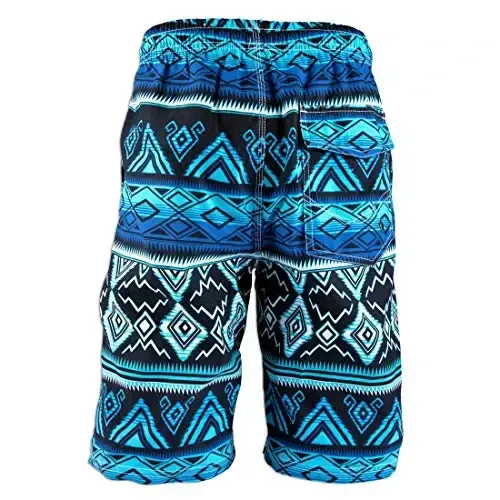 PREFER TO LIFE Men's Board Shorts, Quick Dry Swimwear Beach Holiday Party Bermuda Swim Big Pants … - PREFER (1)