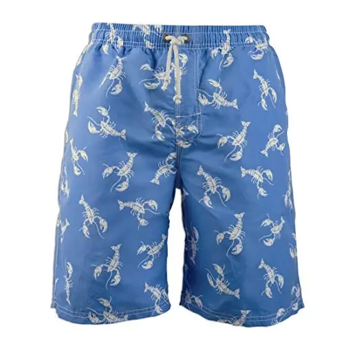PREFER TO LIFE Men's Board Shorts, Quick Dry Swimwear Beach Holiday Party Bermuda Swim Big Pants … 