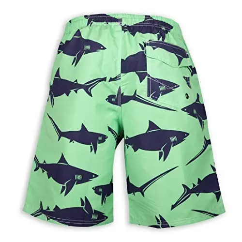 PREFER TO LIFE Men's Board Shorts, Quick Dry Swimwear Beach Holiday Party Bermuda Swim Big Pants … - MODAZONE (1)