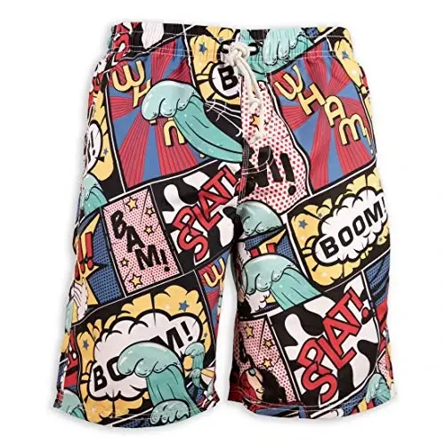PREFER TO LIFE Men's Board Shorts, Quick Dry Swimwear Beach Holiday Party Bermuda Swim Big Pants … - 1