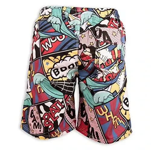 PREFER TO LIFE Men's Board Shorts, Quick Dry Swimwear Beach Holiday Party Bermuda Swim Big Pants … - MODAZONE (1)