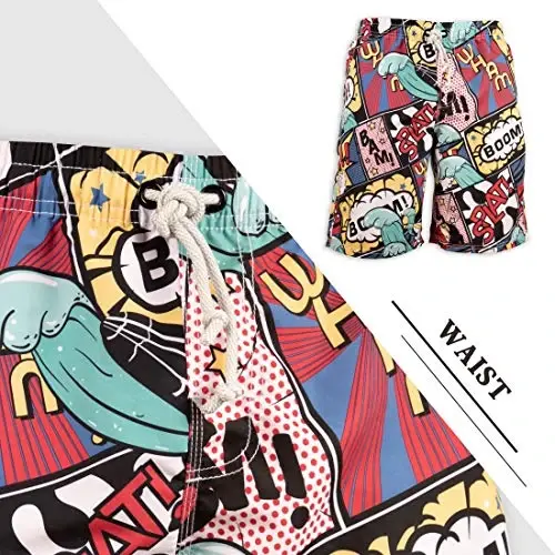 PREFER TO LIFE Men's Board Shorts, Quick Dry Swimwear Beach Holiday Party Bermuda Swim Big Pants … - 5