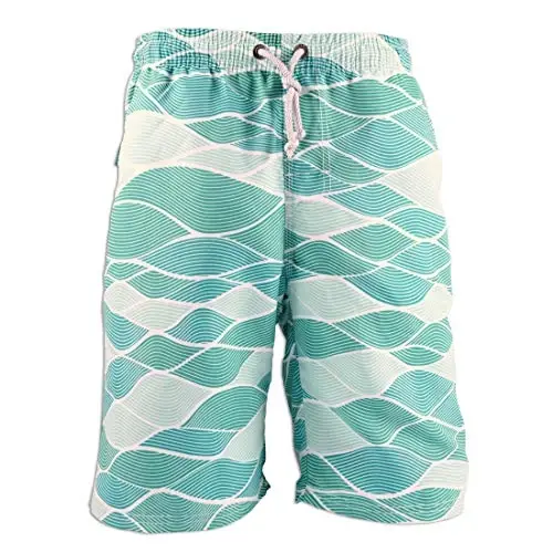 PREFER TO LIFE Men's Board Shorts, Quick Dry Swimwear Beach Holiday Party Bermuda Swim Big Pants … - 1