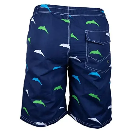 PREFER TO LIFE Men's Board Shorts, Quick Dry Swimwear Beach Holiday Party Bermuda Swim Big Pants … - 2