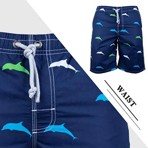 PREFER TO LIFE Men's Board Shorts, Quick Dry Swimwear Beach Holiday Party Bermuda Swim Big Pants … - 3