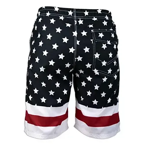 PREFER TO LIFE Men's Board Shorts, Quick Dry Swimwear Beach Holiday Party Bermuda Swim Big Pants … - MODAZONE (1)