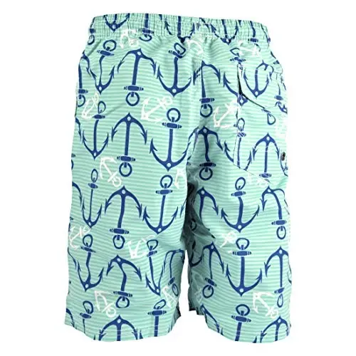 PREFER TO LIFE Men's Board Shorts, Quick Dry Swimwear Beach Holiday Party Bermuda Swim Big Pants … - PREFER (1)