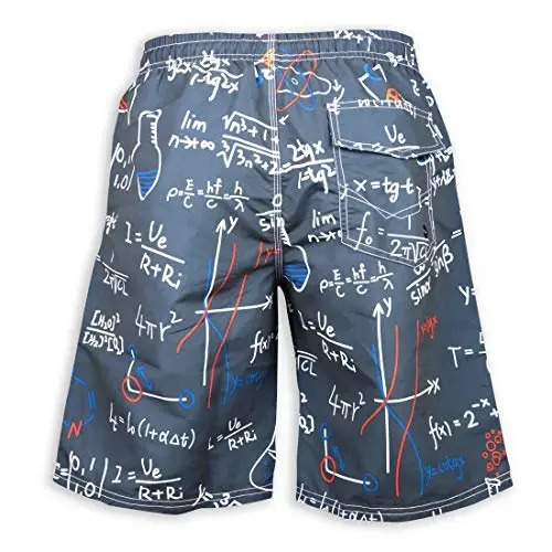 PREFER TO LIFE Men's Board Shorts, Quick Dry Swimwear Beach Holiday Party Bermuda Swim Big Pants … - 2