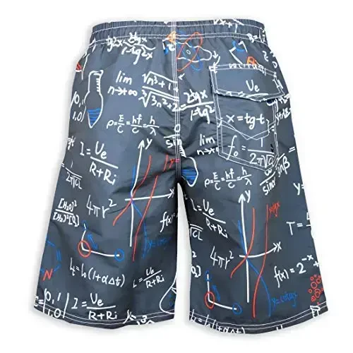 PREFER TO LIFE Men's Board Shorts, Quick Dry Swimwear Beach Holiday Party Bermuda Swim Big Pants … - MODAZONE (1)