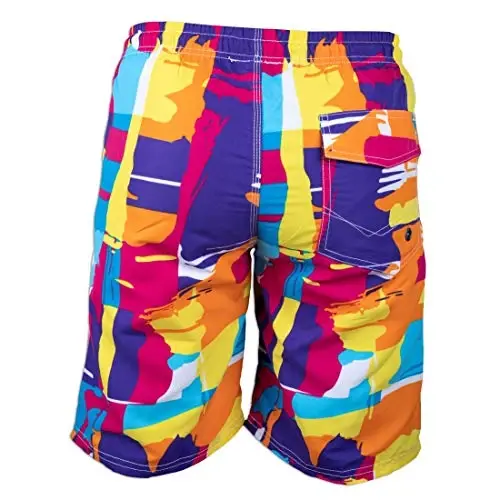 PREFER TO LIFE Men's Board Shorts, Quick Dry Swimwear Beach Holiday Party Bermuda Swim Big Pants … - 2