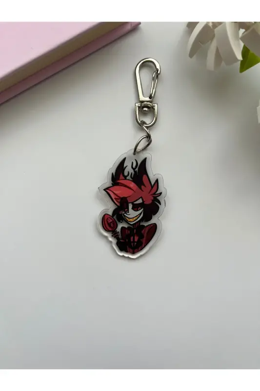 Hazbin Hotel Alastor Keychain/Bag Charm - HARA COMPANY
