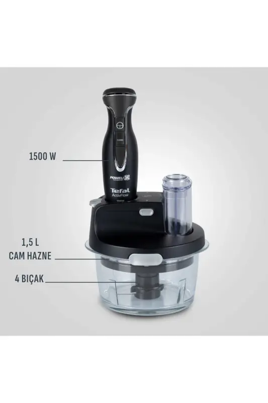 HB2358 Powelix Activflow Expert Blender 1500 Вт Стеклянный Кувшин Черный - 4