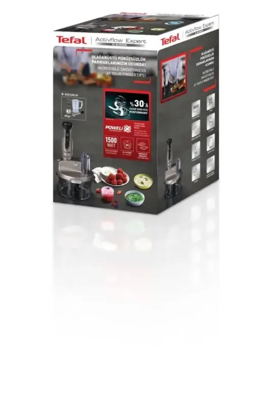 Hb235d Powelix Activflow Expert Blender 1500 W Glass Jar Grey - 5