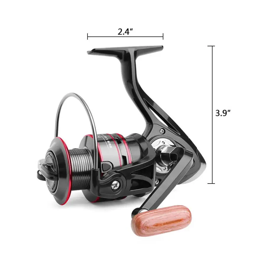 HB500-HB6000 Heavy Duty Spinning Reel Saltwater Offshore Fishing Reel Max Drag 18lbs- - 2