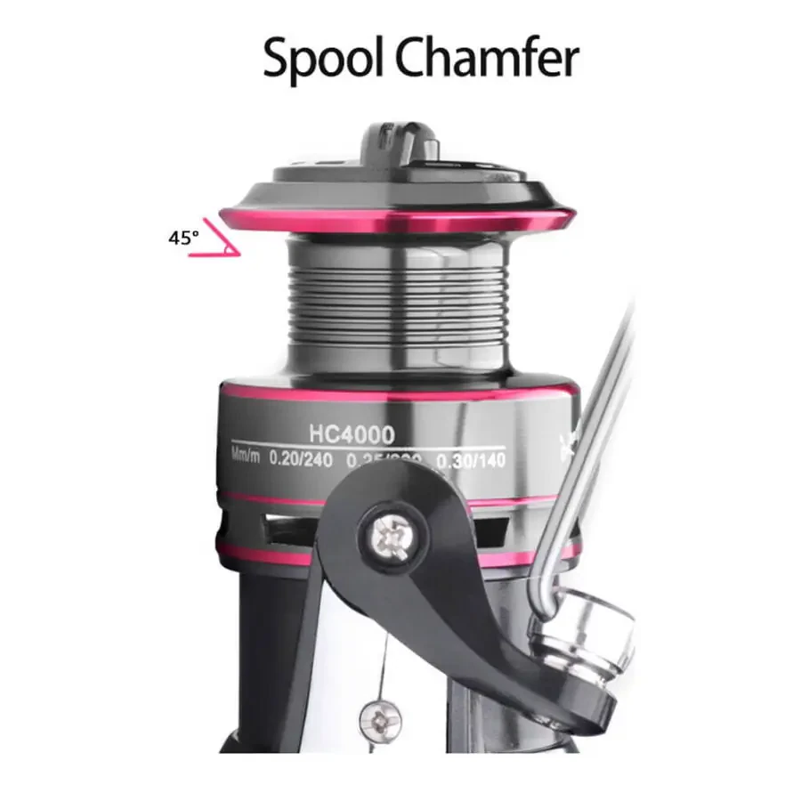 HB500-HB6000 Og‘ir yuk ko‘taruvchi spinning g‘altagi dengizda baliq ovlash uchun Maksimal tortish 18 funt - 7