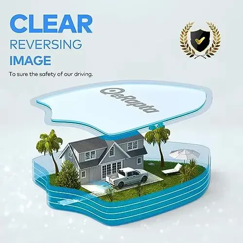 HD eRapta ERT02 Orqa ko'rinish kamerasi Litsenziya raqami Orqa kamera Pikap yuk mashinasi uchun universal SUV 149° Mukammal burchakli tungi ko'rish IP69K darajali suv o'tkazmaydigan - 6