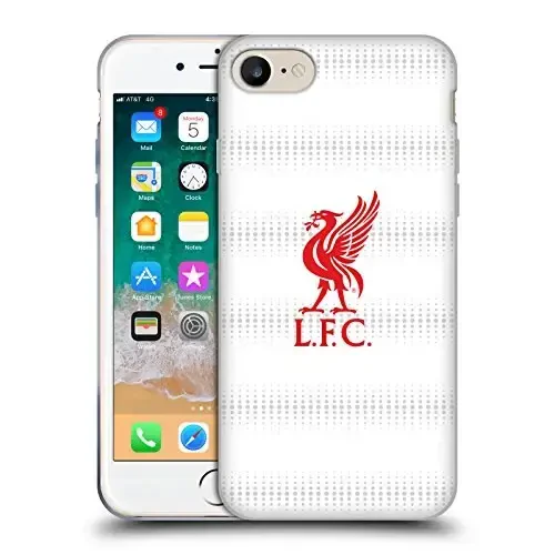 Head Case Designs Lisenziyalangan Liverpool Football Club Red Logo va Pattern Liver Bird Gel G'ilofi [Harbiy Darajadagi] Apple iPhone 7/8 / SE 2020 va 2022 bilan mos keladi va MagSafe bilan mos keladi - 1