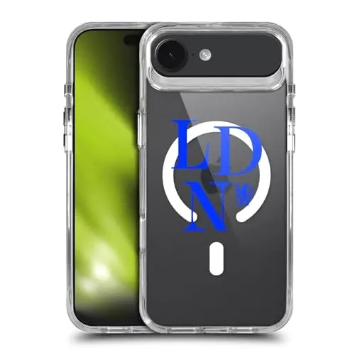Head Case Designs Officially Licensed Chelsea Football Club Logotype Logo Icon Shockproof Bumper Case [Military Grade Protection] Compatible with Apple iPhone 17 Air and Compatible with MagSafe - 1
