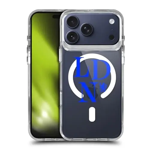 Head Case Designs Officially Licensed Chelsea Football Club Logotype Logo Icon Shockproof Bumper Case [Military Grade Protection] Compatible with Apple iPhone 17 Pro Max and Compatible with MagSafe 