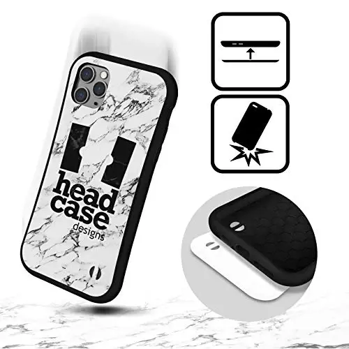 Head Case Designs Officially Licensed Chelsea Football Club Plain Blue Crest Hybrid Case Apple iPhone 11 bilan mos keladi - 5