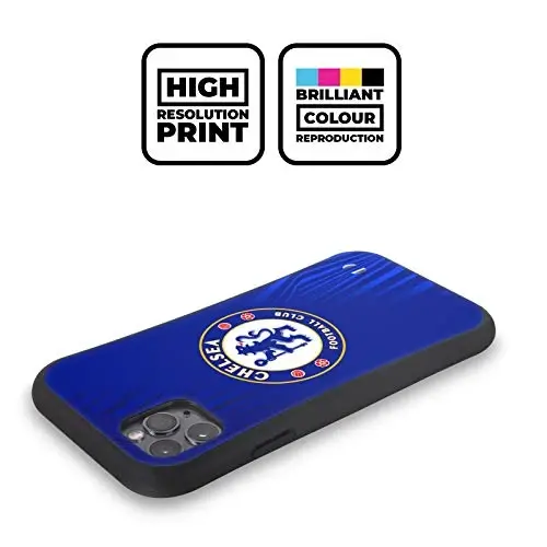 Head Case Designs Officially Licensed Chelsea Football Club Super Graphic Crest Hybrid Case Apple iPhone 11 bilan mos keladi - HEAD CASE DESIGNS (1)