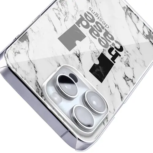 Head Case Designs Officially Licensed Chelsea Football Club White Marble Crest Hard Back Case Compatible with Apple iPhone 13 Pro - 5