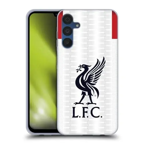 Head Case Designs Officially Licensed Liverpool Football Club Away 2019/20 Kit Gel Case [Military Grade Protection] Compatible with Samsung Galaxy A15 and Compatible with MagSafe - 1