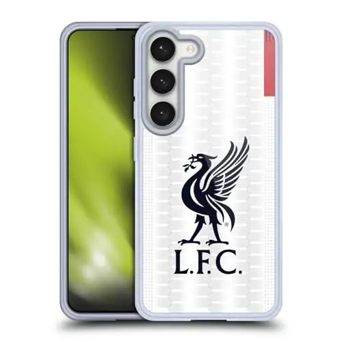 Head Case Designs Officially Licensed Liverpool Football Club Away 2019/20 Kit Gel Case [Military Grade Protection] Compatible with Samsung Galaxy S23 5G and Compatible with MagSafe 