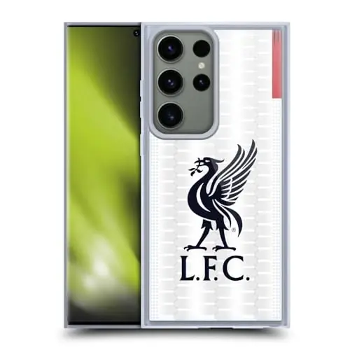 Head Case Designs Officially Licensed Liverpool Football Club Away 2019/20 Kit Gel Case [Military Grade Protection] Compatible with Samsung Galaxy S23 Ultra 5G and Compatible with MagSafe 