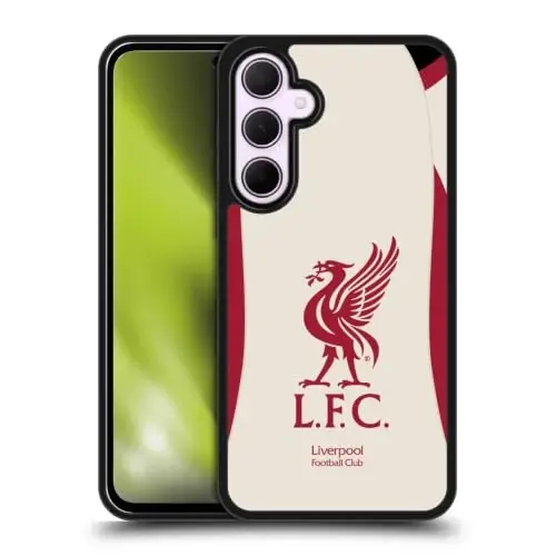 Head Case Designs Officially Licensed Liverpool Football Club Away 2025/26 Kit Gel Armor Case [Military Grade Drop Protection] Compatible with Samsung Galaxy A35 5G 
