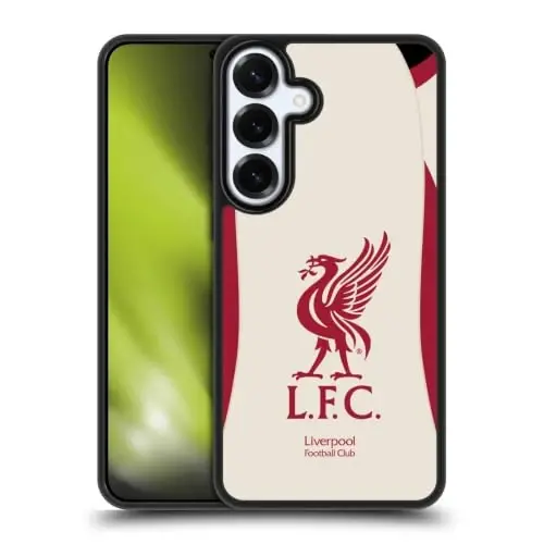 Head Case Designs Officially Licensed Liverpool Football Club Away 2025/26 Kit Gel Armor Case [Military Grade Drop Protection] Compatible with Samsung Galaxy S25+ 