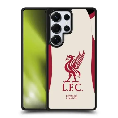 Head Case Designs Officially Licensed Liverpool Football Club Away 2025/26 Kit Gel Armor Case [Military Grade Drop Protection] Compatible with Samsung Galaxy S25 Ultra - HEAD CASE DESIGNS