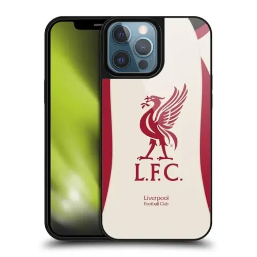 Head Case Designs Officially Licensed Liverpool Football Club Away 2025/26 Kit Gel Armour Case [Military Grade Protection] Compatible with Apple iPhone 13 Pro Max 